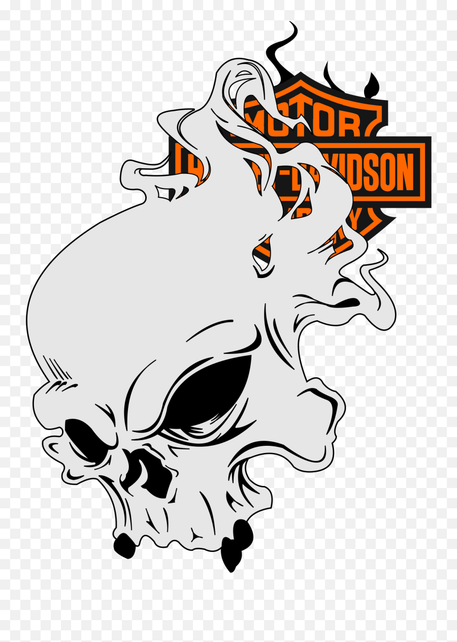 Pin - Logo Harley Davidson Skull Png,Harley Davidson Logo Wallpaper - free  transparent png images 