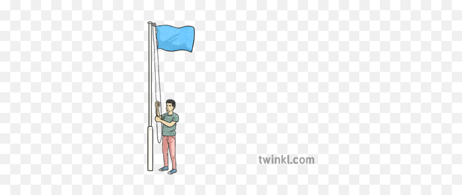 Flag Pole Illustration - Twinkl Koinobori Png,Flag Pole Png
