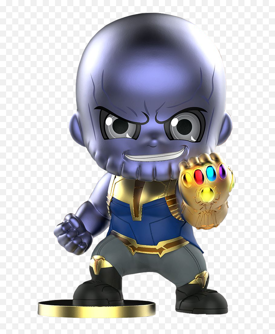 Spielfiguren Comicfiguren Spielzeug - Thanos Metallic Cosbaby Png,Thanos Head Transparent
