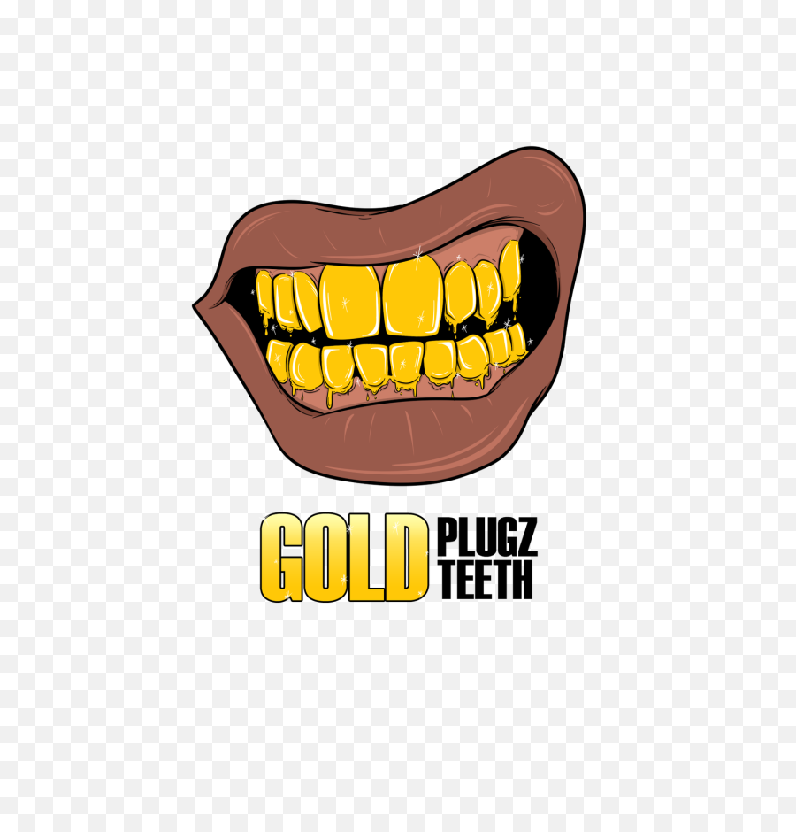 Download Hd Smile Vector Tooth Grillz - Cartoon Gold Grill Grill Teeth Png,Grill Png