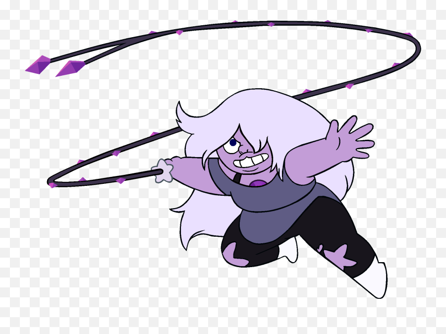Amethyst And Whip 2 - Steven Universe Papercraft Amethyst Light Bulb Clip Art Png,Whip Png