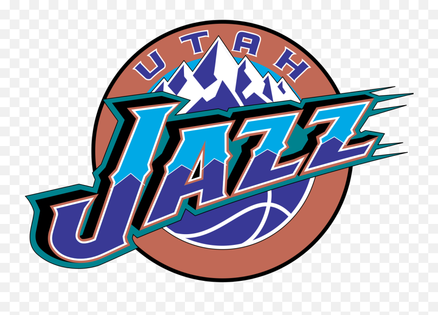 Utah Jazz Old Logos - Utah Jazz Logo Transparent Png,Nba Logo History