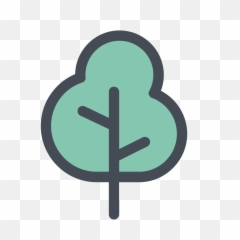 Tree Icon Png - Simple Tree Logo Png,Tree Icon Png