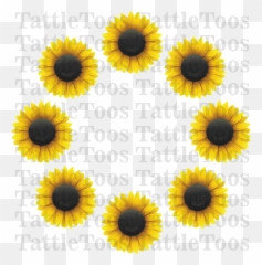 Sunflower Ring Digital Png - Sunflower
