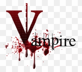 Vampire Text Blood - Sang Picmix Logo Png Text Vampire,Vampire Logo