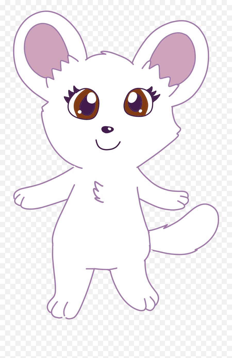 Kawaii Chinchilla By Emeraldia - Thekitty On Newgrounds Cartoon Png,Chinchilla Png