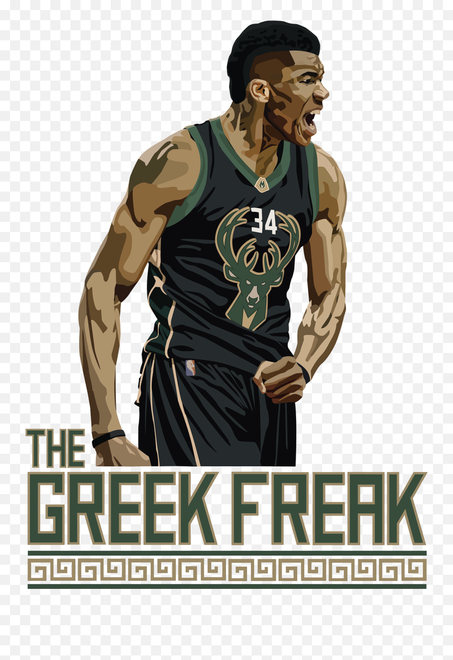 Antetokounmpo Illustration Png Image - Giannis Antetokounmpo Logo Png,Giannis Antetokounmpo Png