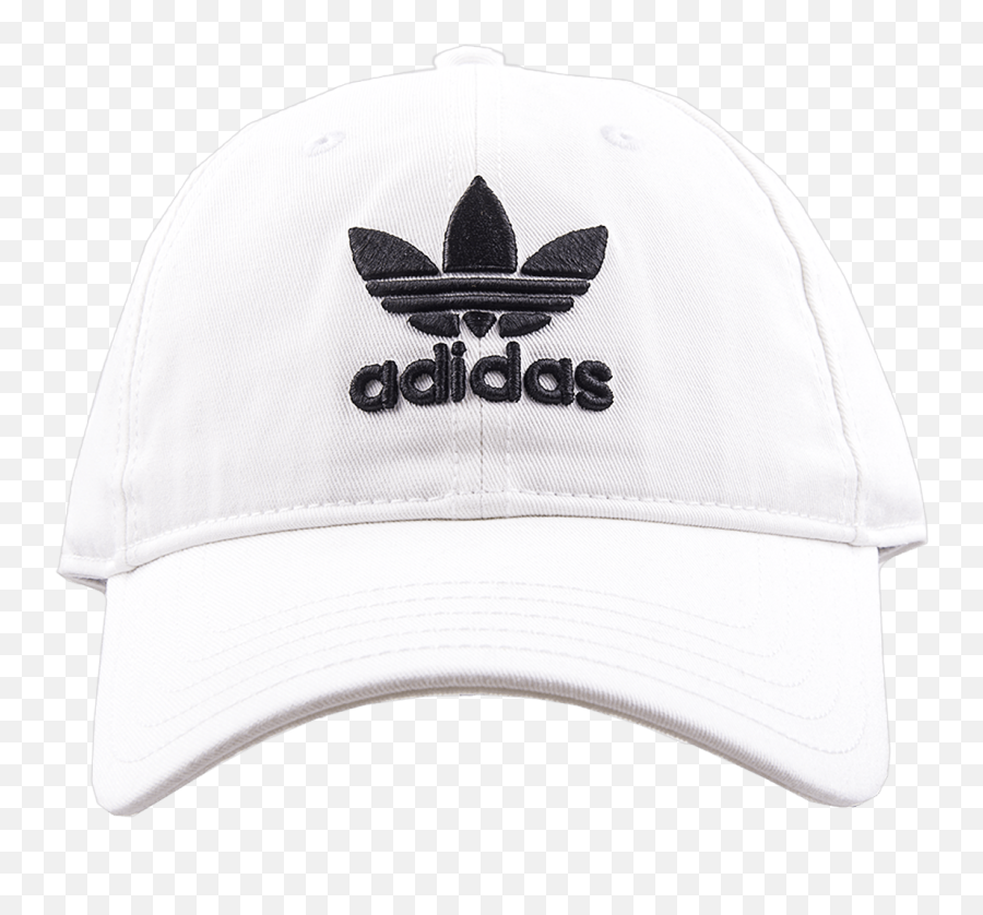 Adidas Trefoil Cap Whiteblack - Caps Holypopstorecom Baseball Cap Png,Baseball Cap Png