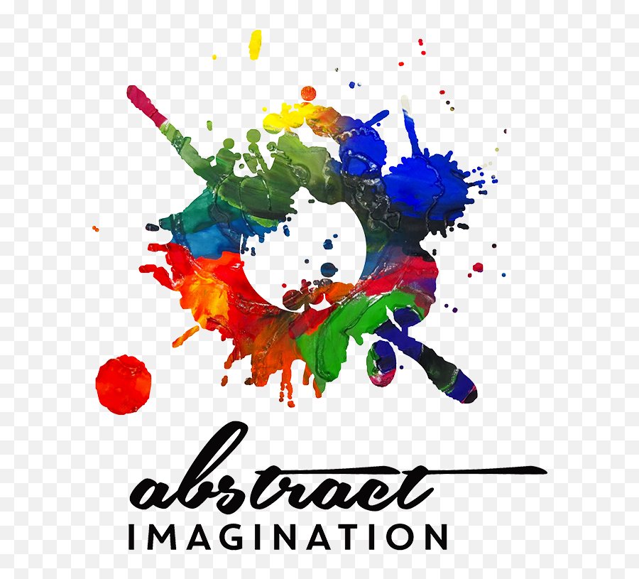 Abstract Imagination - Orange Paint Splatter Png,Artist Logo
