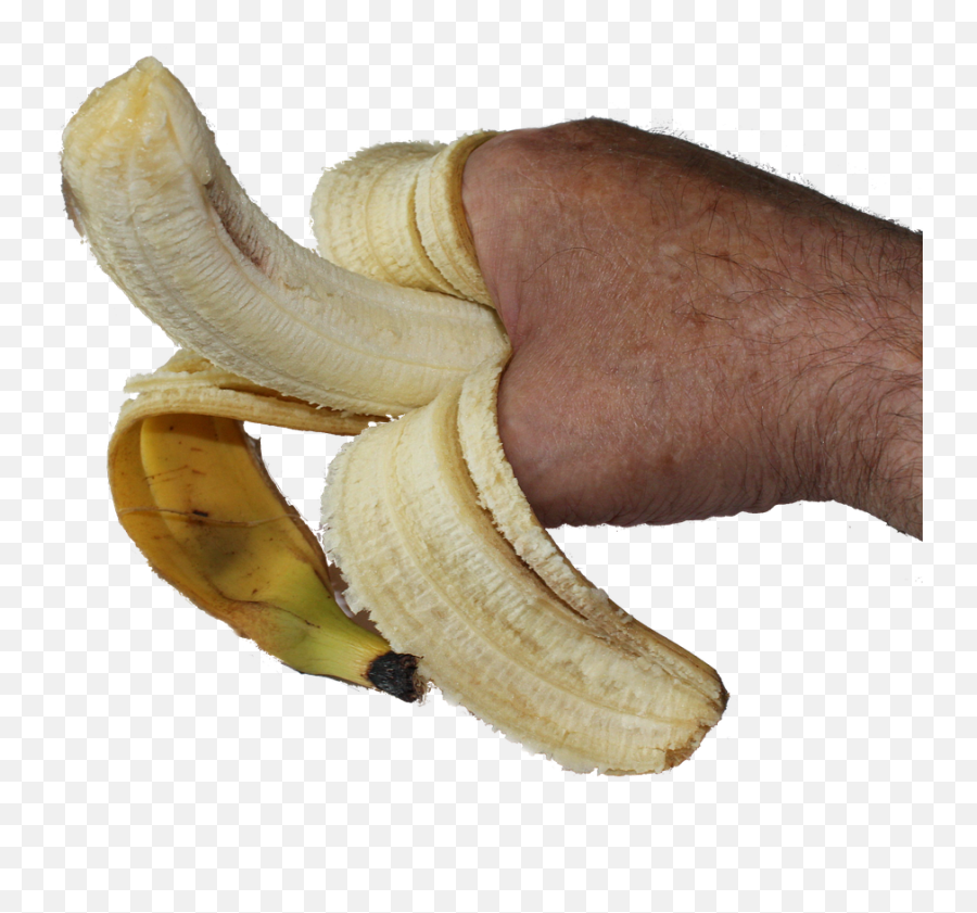 Banana Hand Png Fruit Organic - Banana In Hand Png,Banana Peel Png