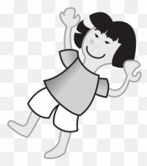 Space Page 21 Asian Girl Falling - Clipart png