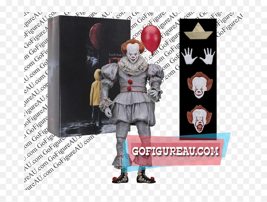 Pennywise 2017 It - Neca Png,Pennywise Transparent