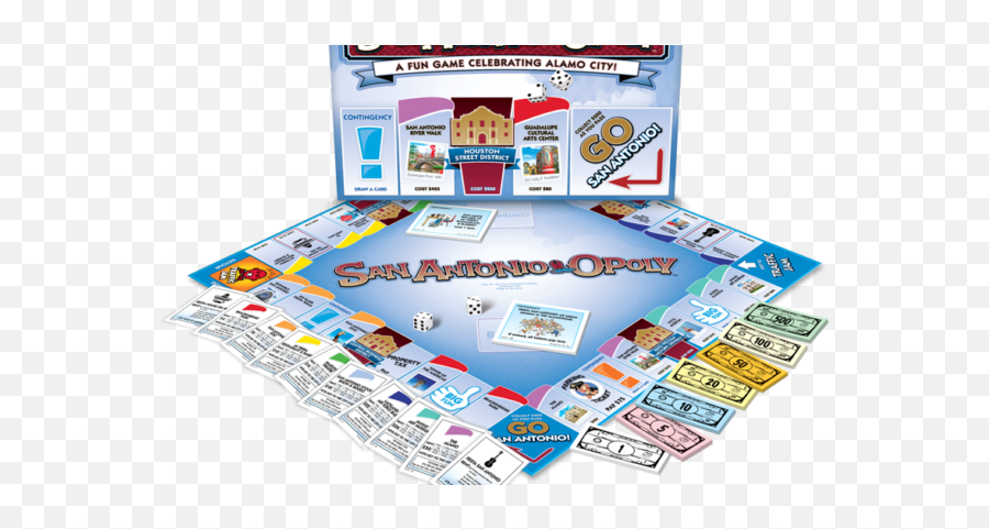 San Antonio Has Its Own Monopoly Game Ktsa - St Augustine Opoly Png,Monopoly Money Png