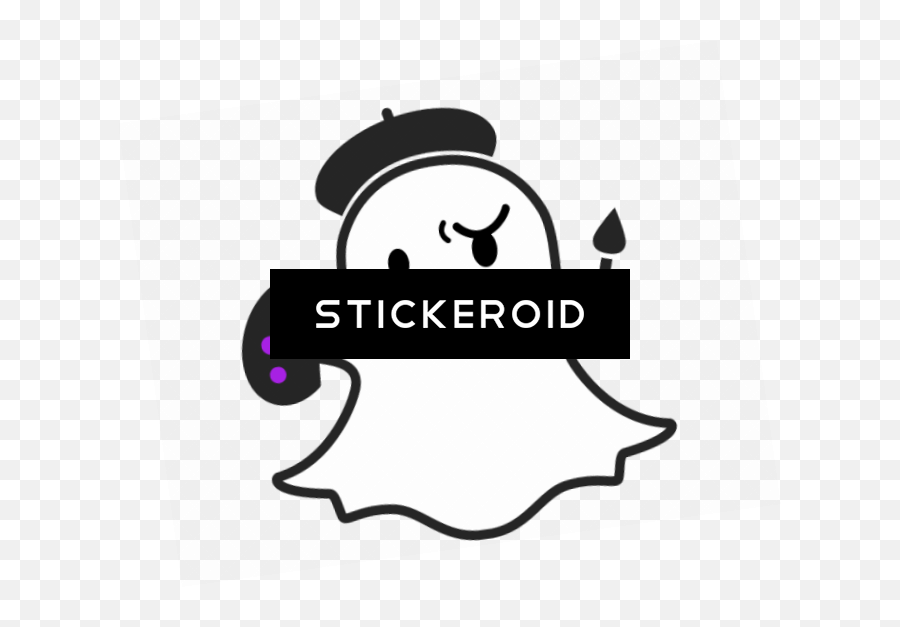 Download Snapchat Ghost Logo Black And - Silhouette Png,Snapchat Ghost Transparent