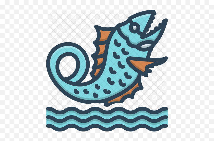 Leviathan Icon Of Colored Outline Style - Leviathan Icon Png,Leviathan Png
