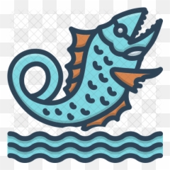 Leviathan Icon Of Colored Outline Style - Leviathan Icon Png,Leviathan Png