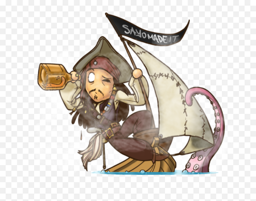Captain Jack Sparrow Funny Cartoon - Jack Sparrow Fan Art Png,Jack Sparrow  Png - free transparent png images 