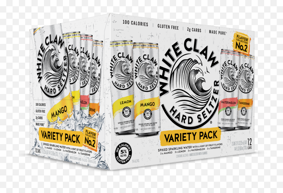 White Claw Just Launched 3 New Flavours - White Claw Flavor Pack 2 Png,White Claw Logo Png