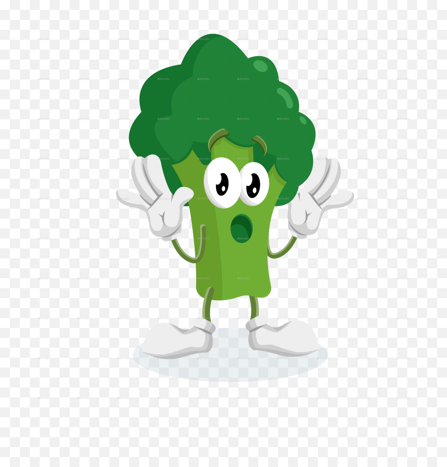 Broccoli Mascot - Mascot Png,Brocoli Png