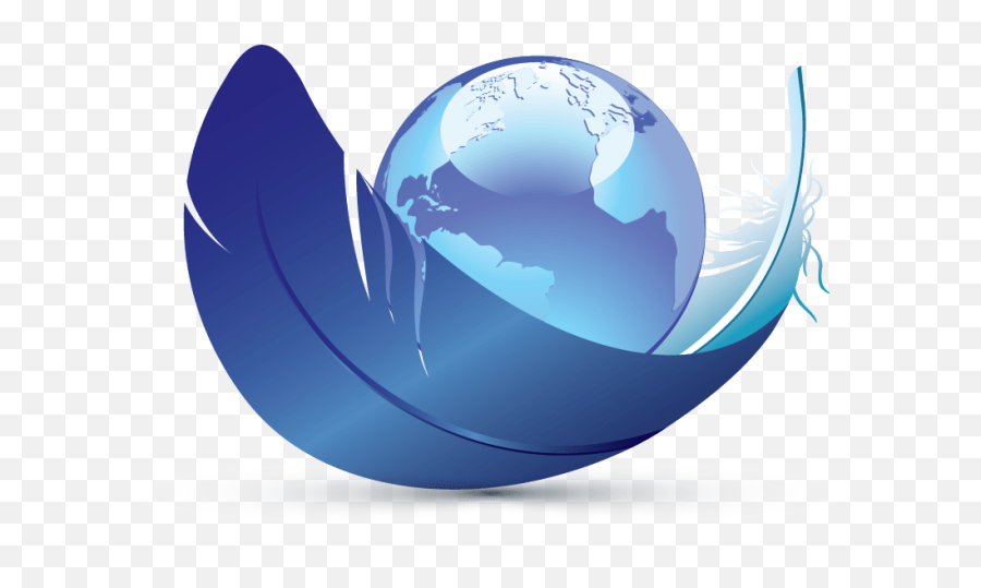 Earth Logo Design Png - Globe World Logo Design,Blue Globe Logo