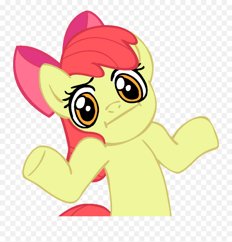 Shrug Png - My Little Pony Meme Png,Shrug Png