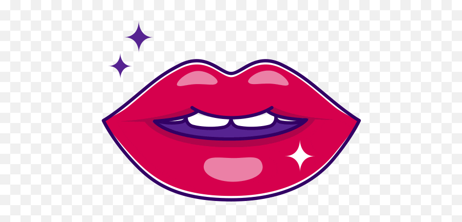Sexy - Animated Mouth Clipart Gif Png,Cartoon Lips Png