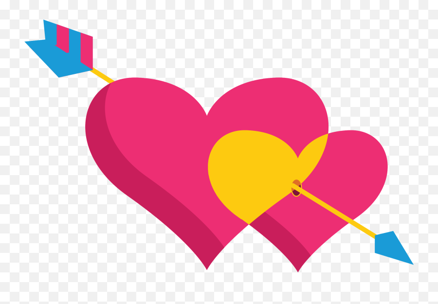 With Arrow Png Transparent Background - Heart,Arow Png