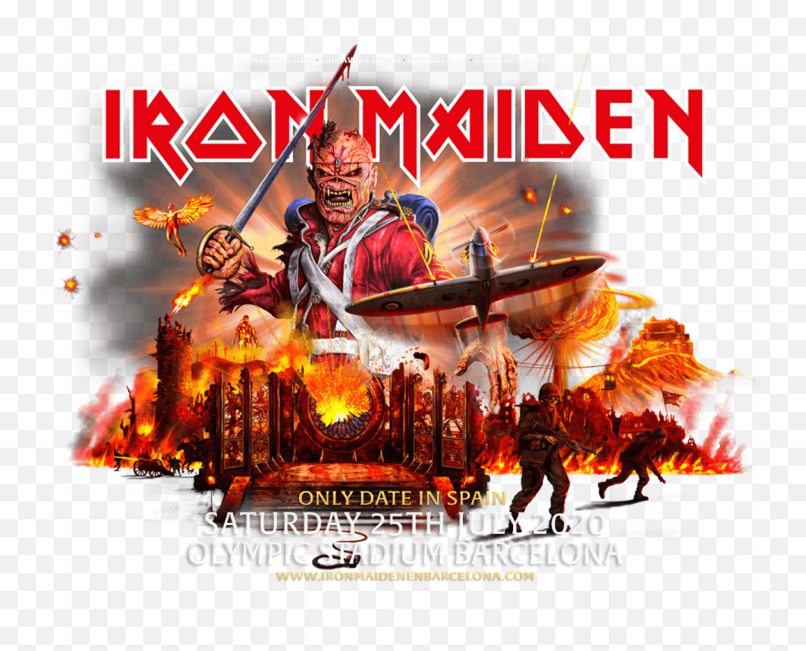 Official Page Iron Maiden In Spain 2020 - Iron Maiden Legacy Of The Beast Tour 2020 Png,Iron Maiden Logo Png