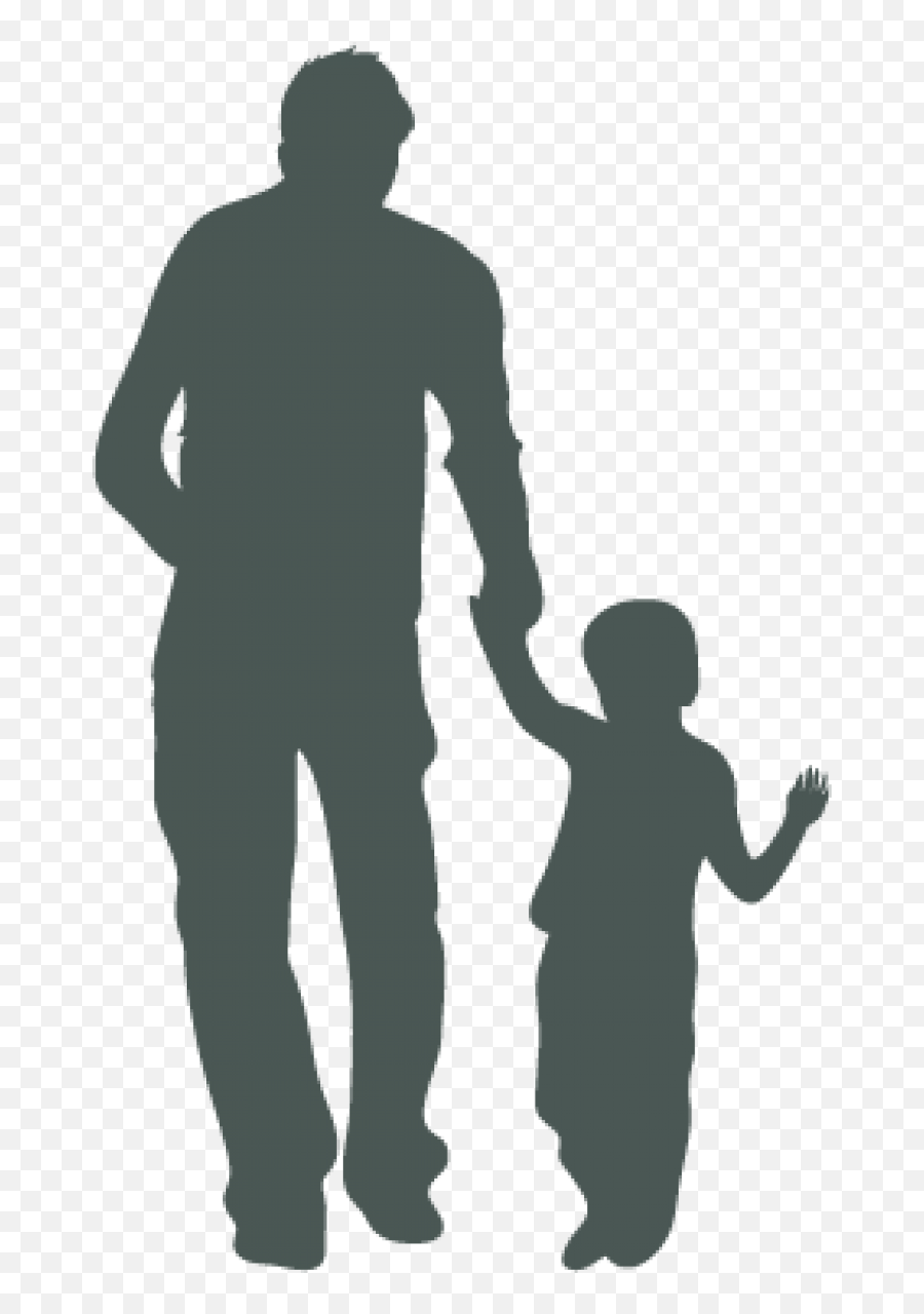 Baby Silhouette Png - Adult With A Child,Baby Silhouette Png