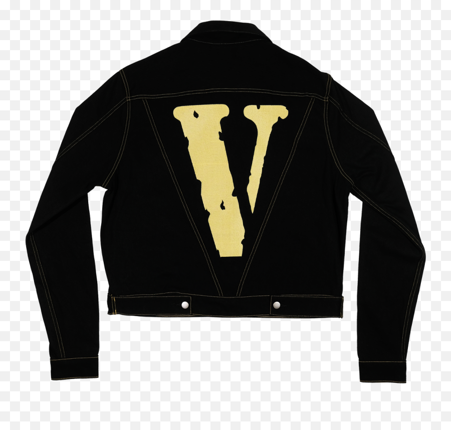 Friends Denim Jacket - Vlone Black And White Png,Vlone Png