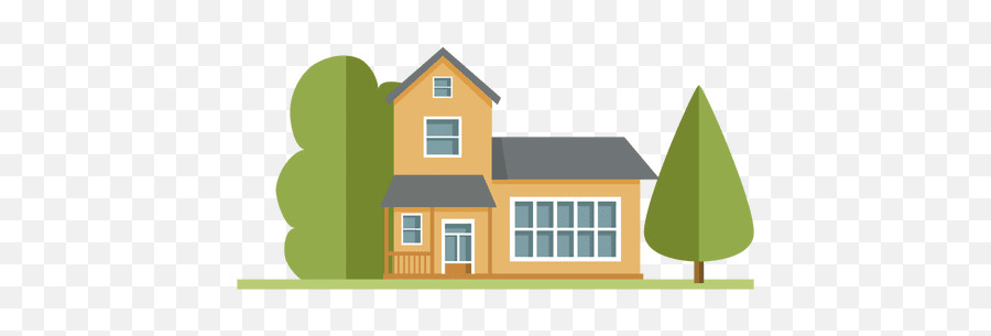 Flat Residential Building City House - Transparent Png U0026 Svg Transparent House Vector Png,City Buildings Png