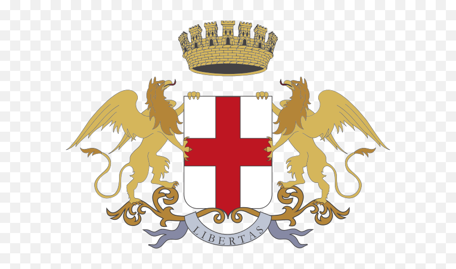 Flag With Meaning Saint Georgeu0027s Cross - Genoa Coat Of Arms Png,White Cross Png
