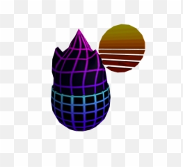 Vaporwave Bust Png - 3d Old School Egg Roblox 5170376 Hunt 2019 Retro