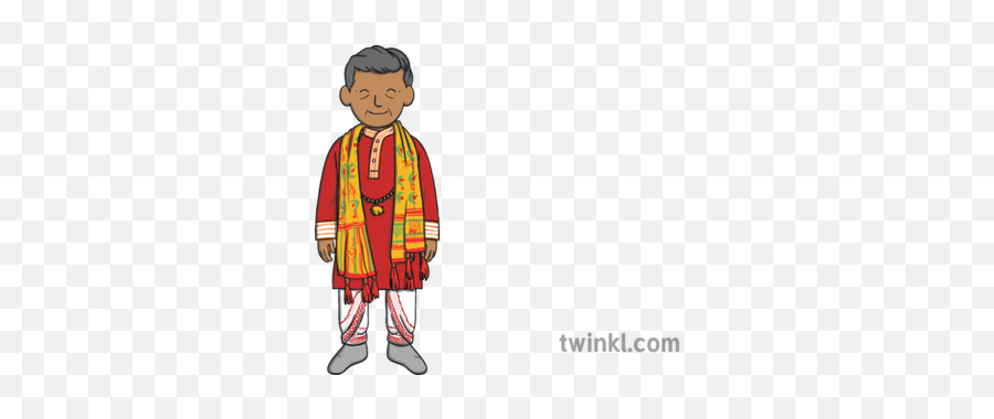 Brahmin Hindu Priest Religious Leaders Worship Topics Ks1 - Cartoon Png,Priest Png