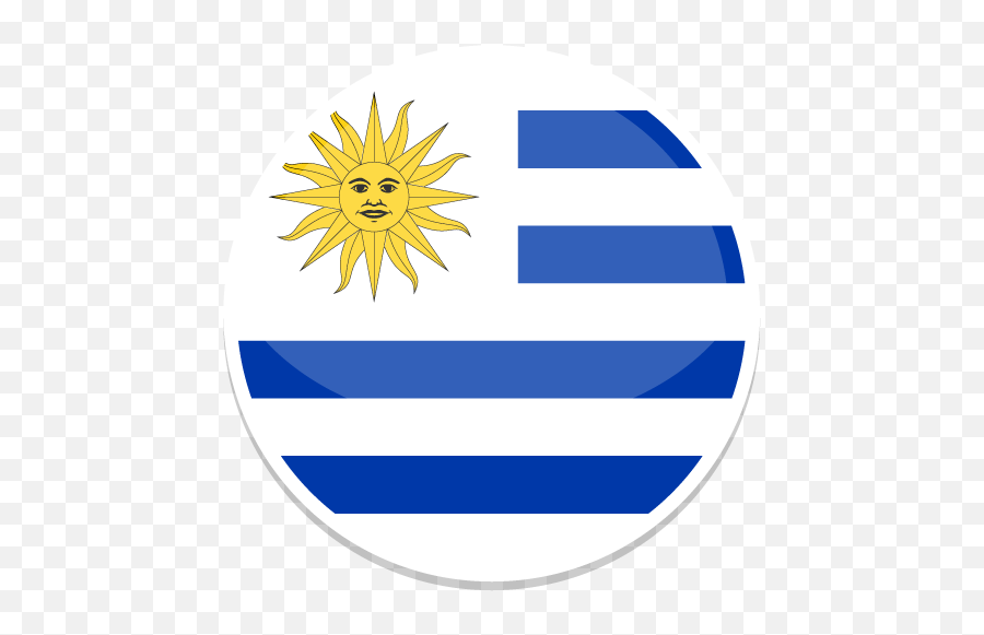 Uruguay Icon - Uruguay Bandera Png,128x128 Png
