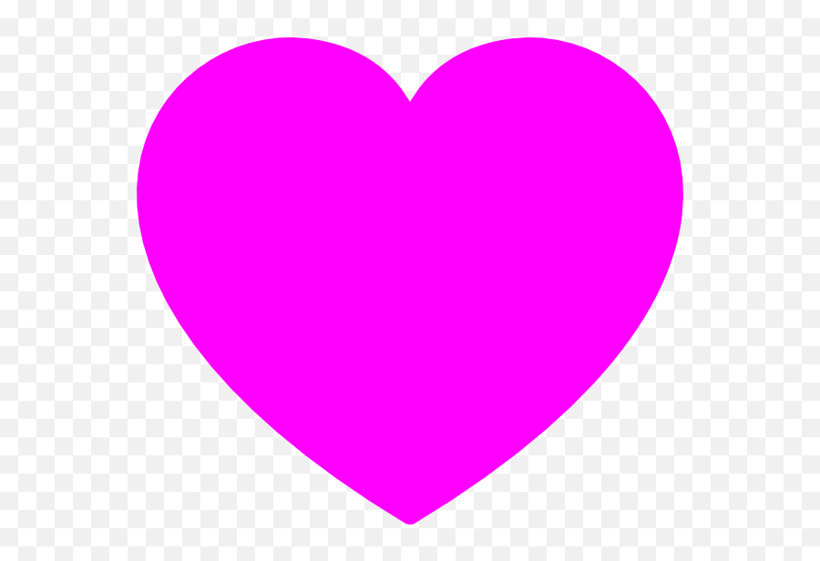 Purple Heart Emoji Png Clipart - Shapes For Kids Heart,Pink Heart Emoji Png