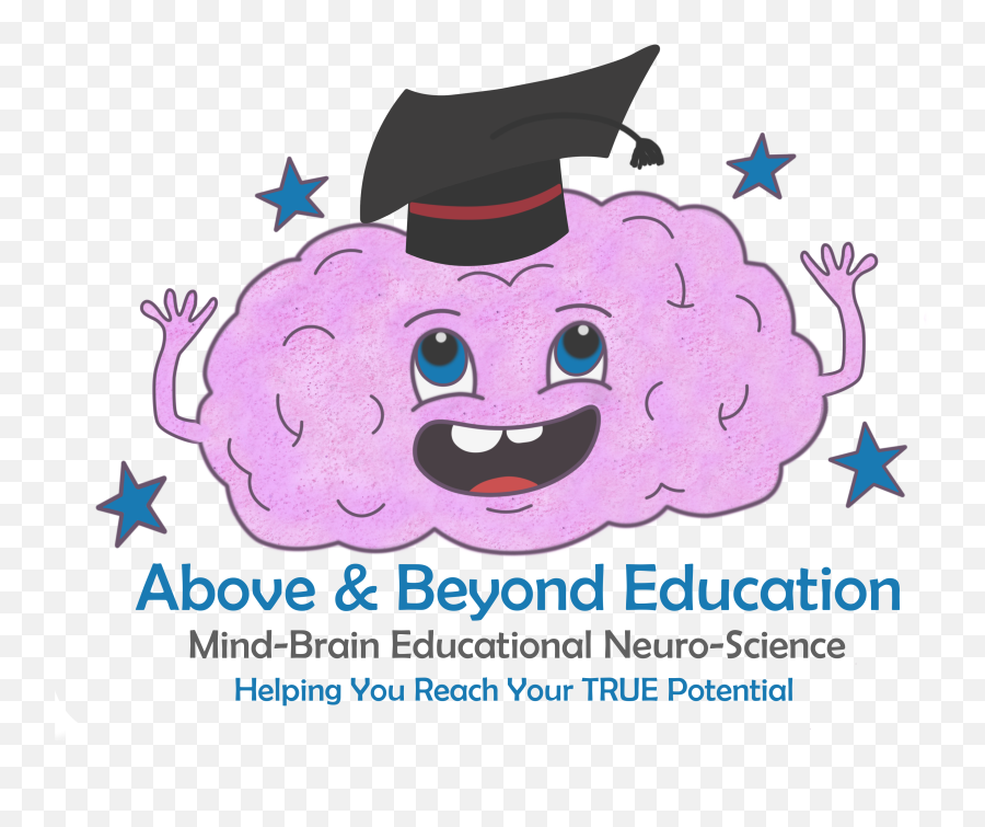 Little Brains - Above U0026 Beyond Education Red Stars White Background Png,Cartoon Brain Png