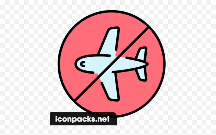 Free No Flight Icon Symbol Download In Png Svg Format - Rainbow Flag Icon Png,Flight Png