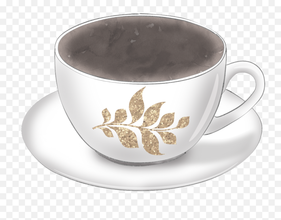 Elegant Coffee Cup Cartoon Transparent - Lepe Misli Dobro Jutro Nedelja Png,Coffee Cup Transparent
