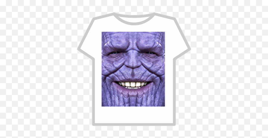 Thanos Face T - Minecraft T Shirt Roblox Png,Thanos Face Png