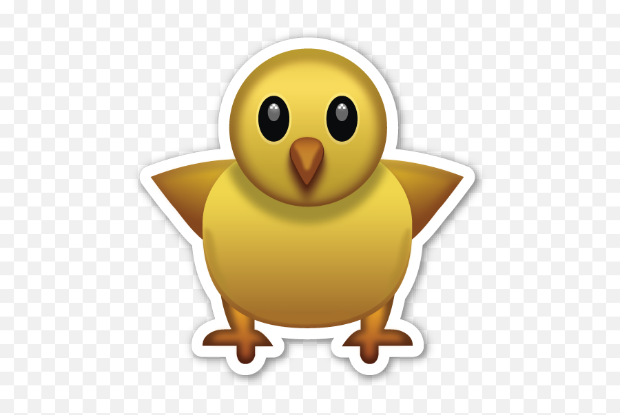 Front Facing Baby Chick Emoji T - Emoji Pintinho Png,Baby Chick Png