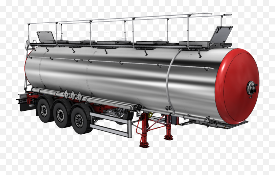 Chemtanker - Tank Semitrailer For Hazardous Liquids Cylinder Png,Trailer Png