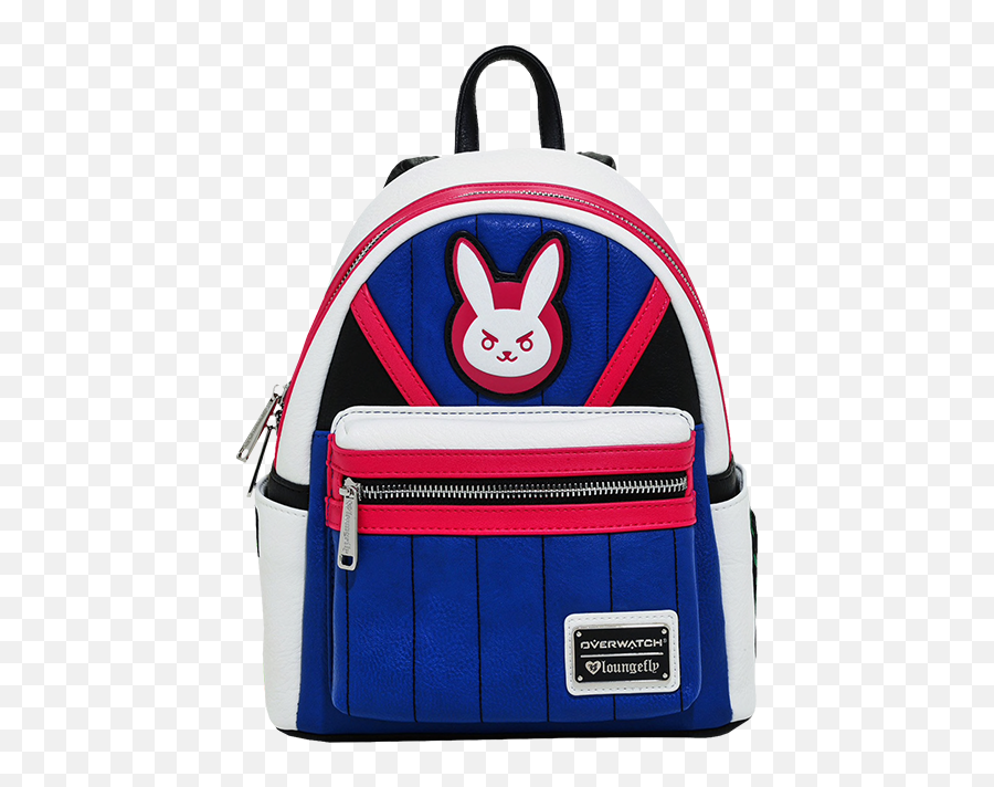 Overwatch Loungefly Dva Nano Cola Mini Backpack and Wallet for
