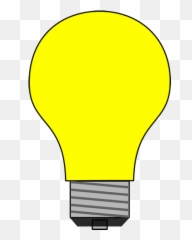 Light Bulb Yellow Bright Energy Transparent Png Images - Animated