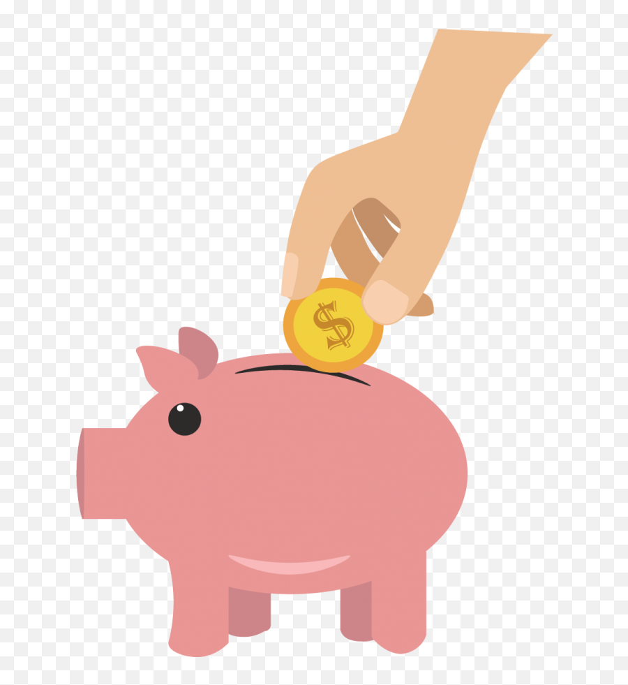 Saving Money Cartoon Png Transparent - Saving Money Cartoon Png,Save Money Png