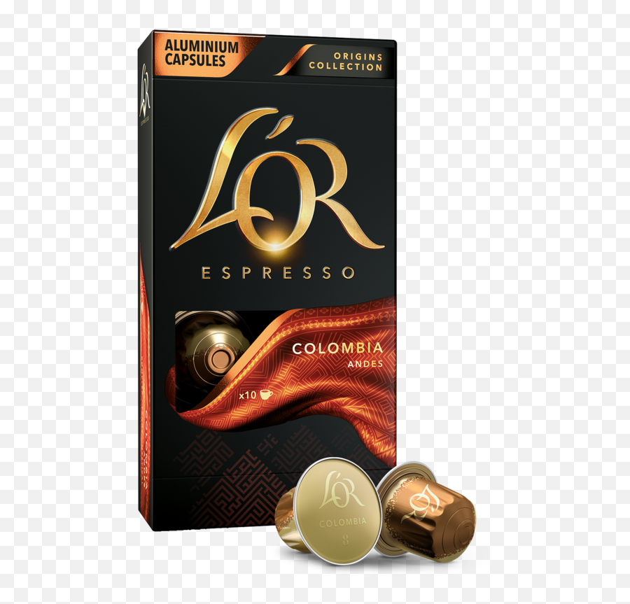 Lu0027or Colombia - Gourmet Coffee Capsules Lu0027or Espresso Us L Or Espresso Colombia Png,Colombia Png