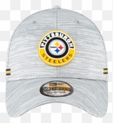 Menu0027s Pittsburgh Steelers New Era Gray 2020 Nfl Sideline Official 39thirty Flex Hat - 39thirty Hats png