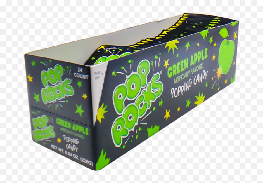 Pop Rocks Green Apple Units - Cardboard Packaging Png,Pop Rocks Logo