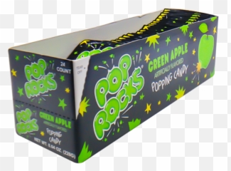 Pop Rocks Green Apple Units - Cardboard Packaging Png,Pop Rocks Logo