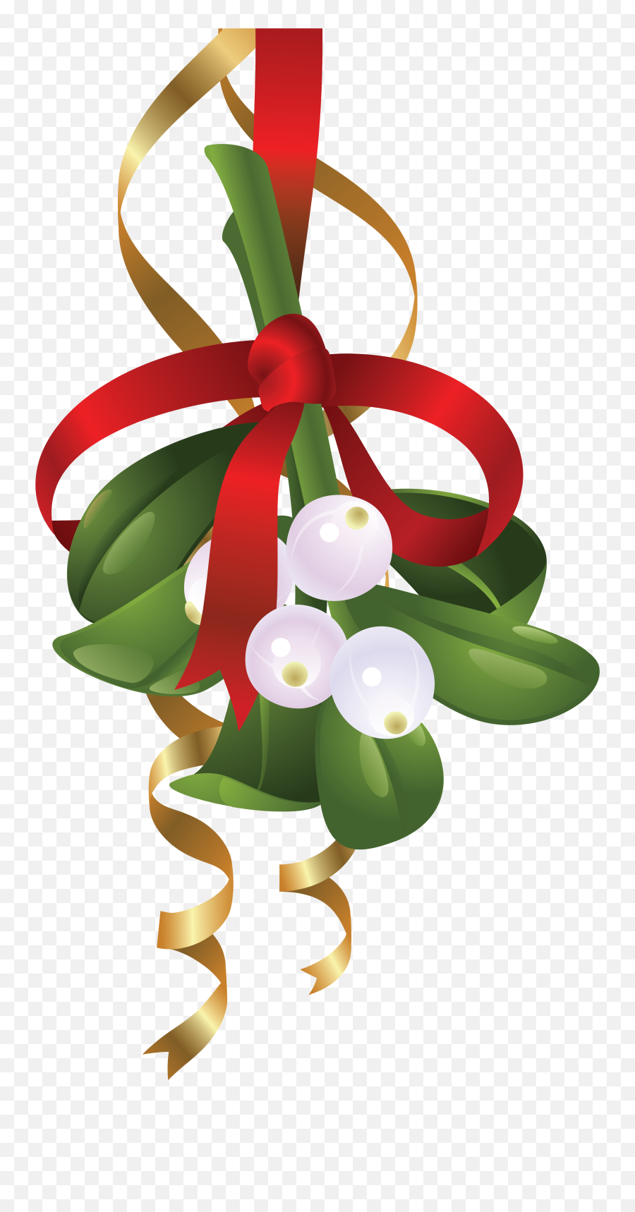 Mistletoe Portable Network Graphics Clip Art Illustration - Free Christmas Mistletoe Clipart Png,Mistle Toe Png